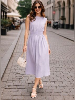 Ricki’s Lavender Sleeveless Midi Dress Size S